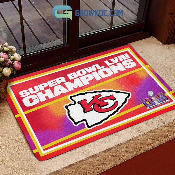 Chiefs Super Bowl LVIII Champions Doormat