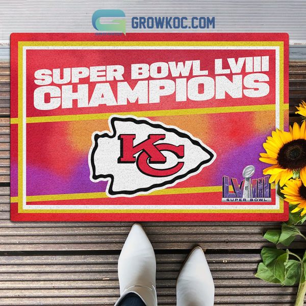 Chiefs Super Bowl LVIII Champions Doormat