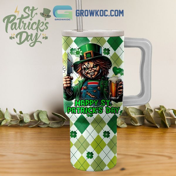 Child’s Play Chucky St. Patrick’s Day Fan 40oz Tumbler