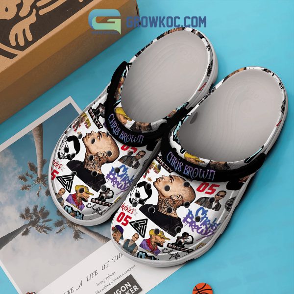 Chris Brown 05 Fan Love Crocs Clogs