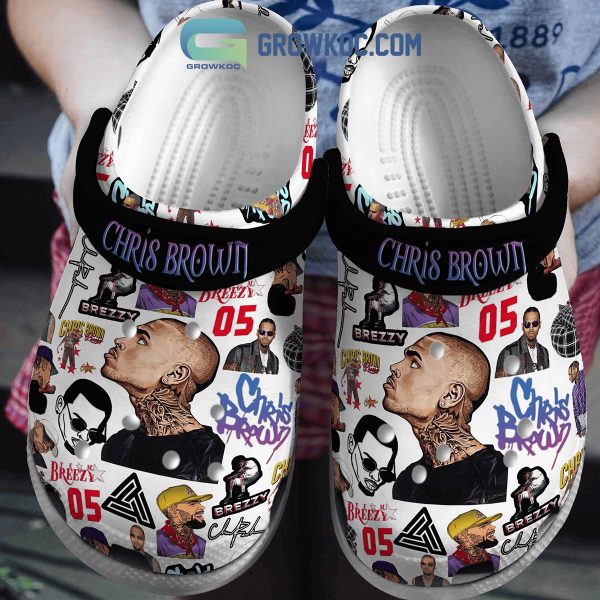 Chris Brown 05 Fan Love Crocs Clogs