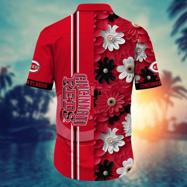 Cincinnati Reds Summer Flower Hawaii Shirts