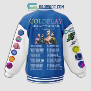 Coldplay A Head Full Of Dreams Baseball Jacket