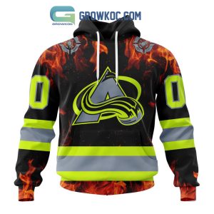 Colorado Avalanche Honoring Firefighters Hoodie Shirts