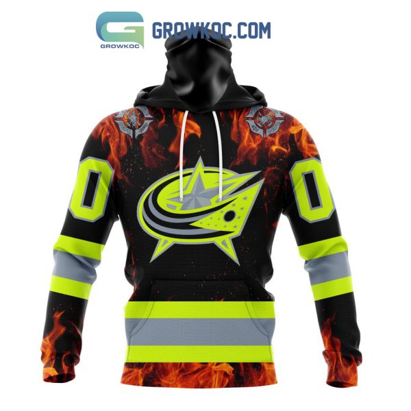 Columbus Blue Jackets Honoring Firefighters Hoodie Shirts