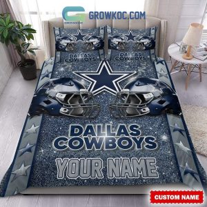Dallas Cowboys Star Wall Personalized Fan Bedding Set