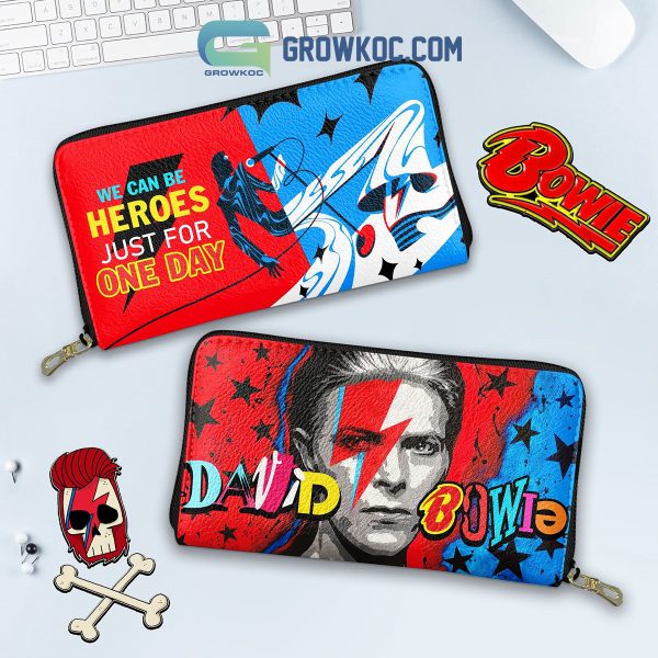 David Bowie Can Be Heroes Fan Purse Wallet