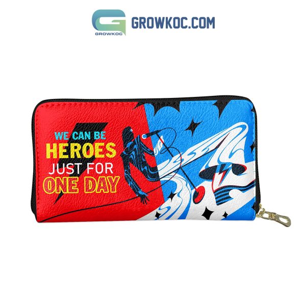 David Bowie Can Be Heroes Fan Purse Wallet