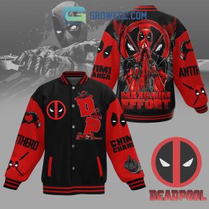 Deadpool DP Marvel Anti Hero Baseball Jacket