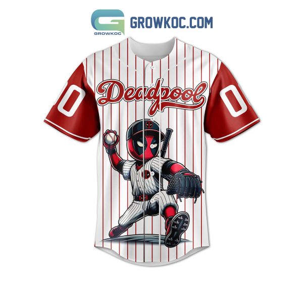 Deadpool Marvel Fan Love Personalized Baseball Jersey