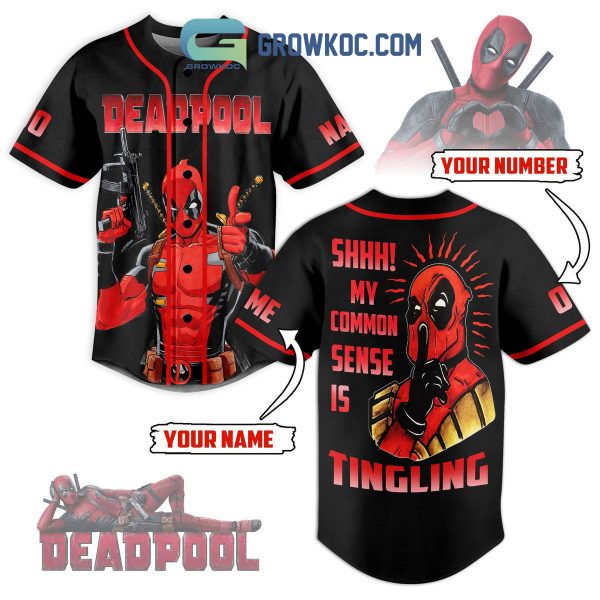 Deadpool Marvel My Common Sense Personalized Baseball Jersey