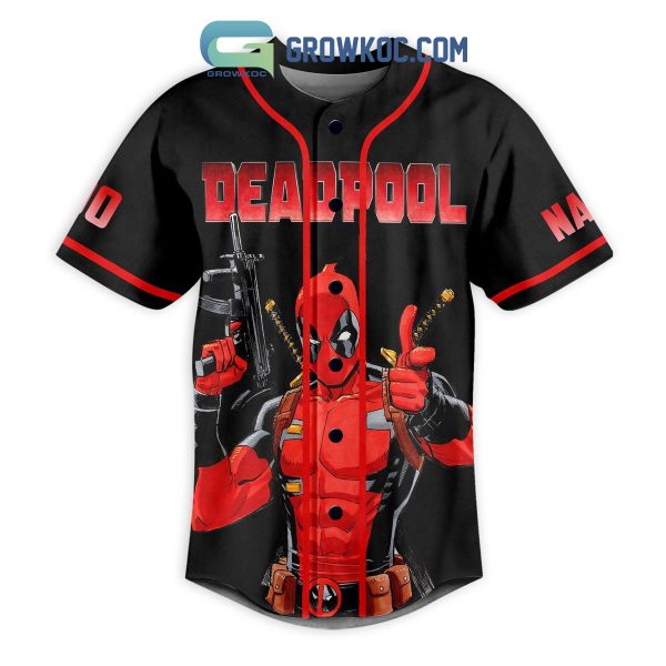 Deadpool Marvel My Common Sense Personalized Baseball Jersey