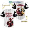 Deadpool Marvel Fan Love Personalized Baseball Jersey