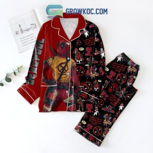 Deadpool See You In Hell Polyester Pajamas Set Red Design
