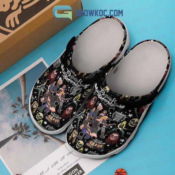 Dethklok Band Black Design Fan Crocs Clogs