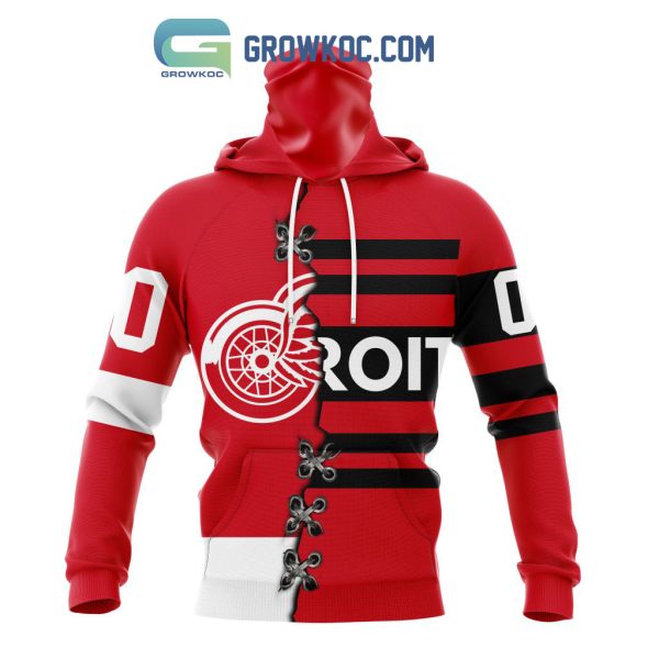 Detroit Red Wings Mix Reverse Retro Personalized Hoodie Shirts