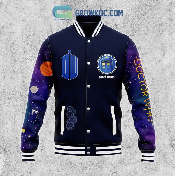 Doctor Who Universe Personalized Baseball Jacket