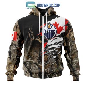 Edmonton Oilers NHL Special Camo Realtree Hunting Personalized Hoodie T Shirt