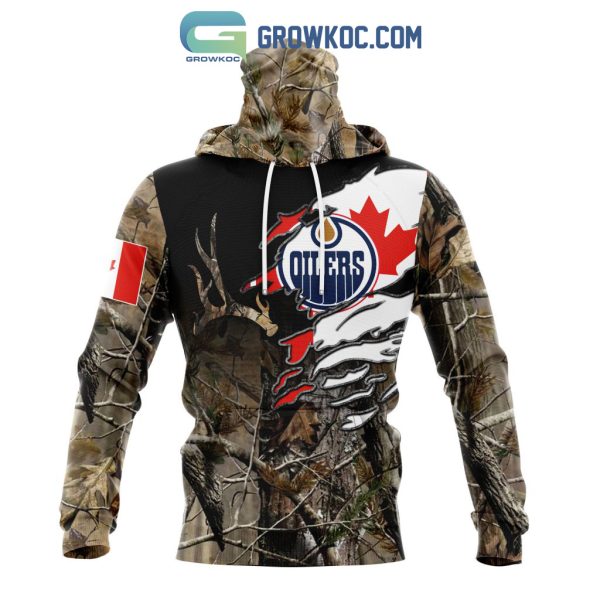 Edmonton Oilers NHL Special Camo Realtree Hunting Personalized Hoodie T Shirt