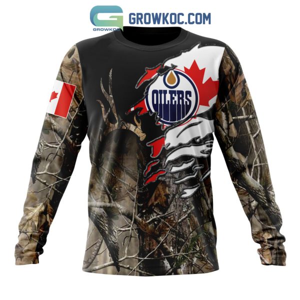 Edmonton Oilers NHL Special Camo Realtree Hunting Personalized Hoodie T Shirt