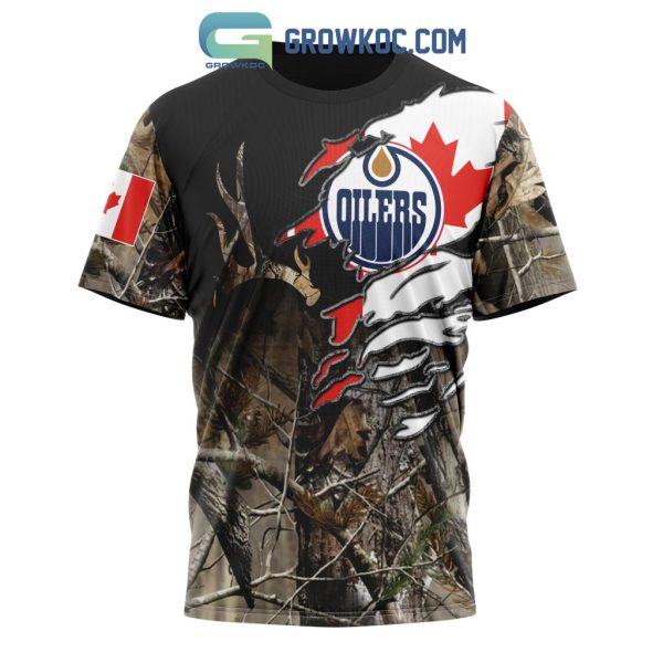 Edmonton Oilers NHL Special Camo Realtree Hunting Personalized Hoodie T Shirt