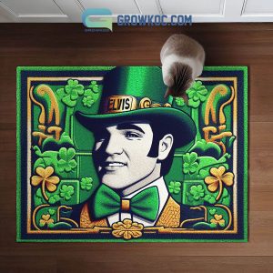 Elvis Presley Happy St. Patrick’s Day Doormat