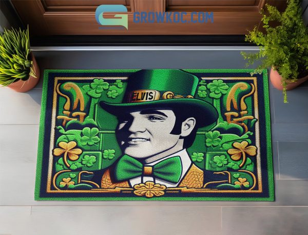 Elvis Presley Happy St. Patrick’s Day Doormat