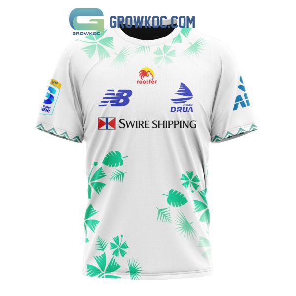Fijian Drua Personalized 2024 Clash Super Rugby Fan Hoodie Shirts