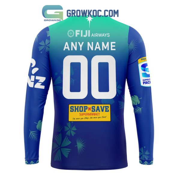 Fijian Drua Personalized 2024 Home Super Rugby Fan Hoodie Shirts