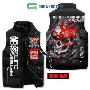 Five Finger Death Punch After Life Sleeveless Puffer Jacket