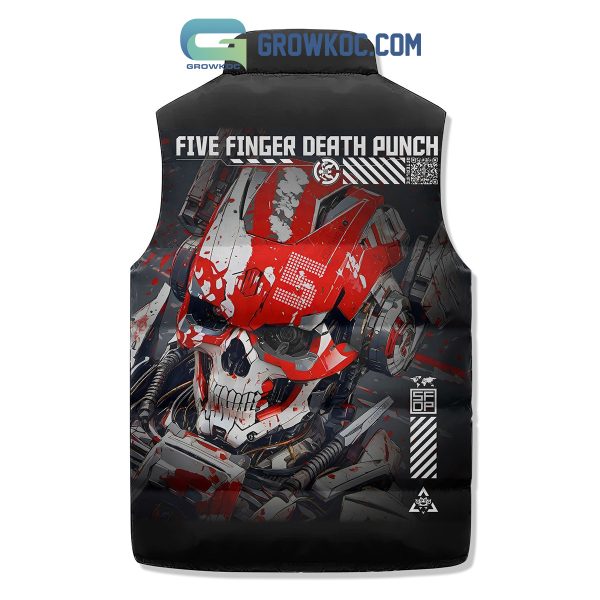 Five Finger Death Punch After Life Sleeveless Puffer Jacket
