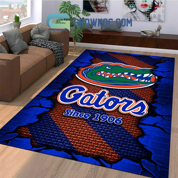 Florida Gators Football Team Living Room Rug