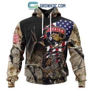 Florida Panthers NHL Special Camo Realtree Hunting Personalized Hoodie T Shirt