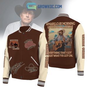 George Strait Amarillo By Morning Everything I Got Baseball Jacket