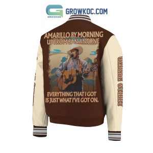 George Strait Amarillo By Morning Everything I Got Baseball Jacket