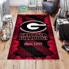 North Carolina Tar Heels Football Team Living Room Rug