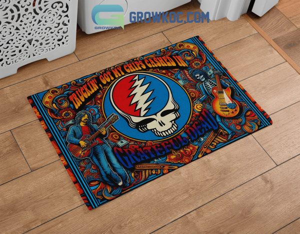 Grateful Dead Truckin’ Go My Chip Cashed In Doormat