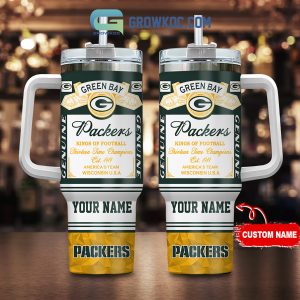 Green Bay Packers Kings of Football Personalized 40oz Tumbler