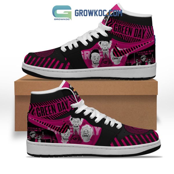 Green Day Fan Love Air Jordan 1 Shoes