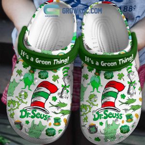 Grinch Dr.Seuss It’s A Green Thing St. Patrick’s Day Crocs Clogs
