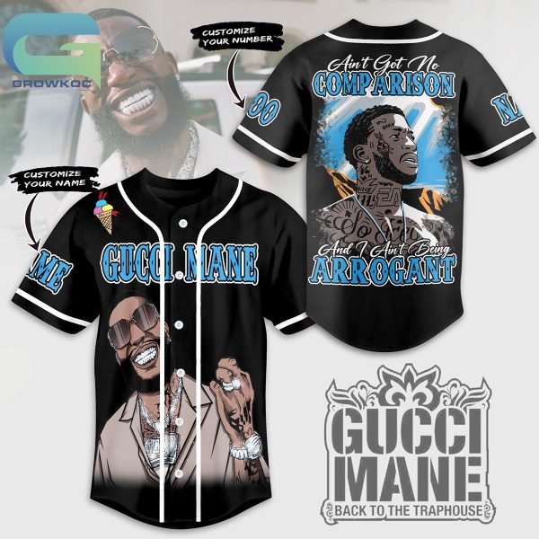 Gucci Mane Back To The Traphouse Personalized Baseball Jersey