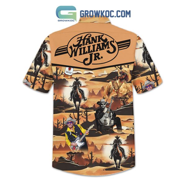 Hank Williams Jr. Love With Cowboy Hawaiian Shirts