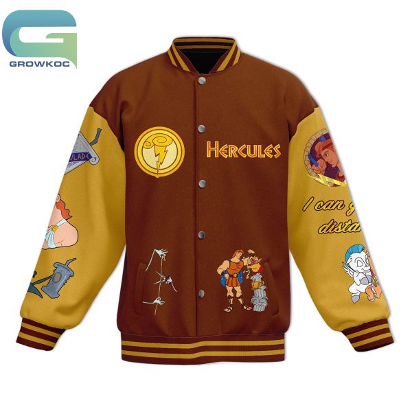 Hercules I Will Face The World Fearless Proud And Strong Baseball Jacket