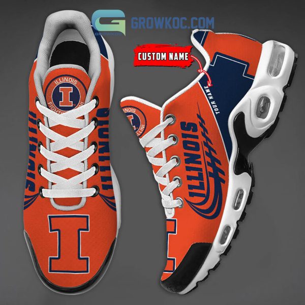 Illinois Fighting Illini Personalized TN Shoes