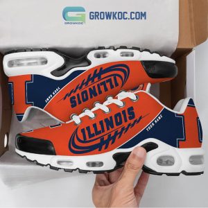 Illinois Fighting Illini Personalized TN Shoes