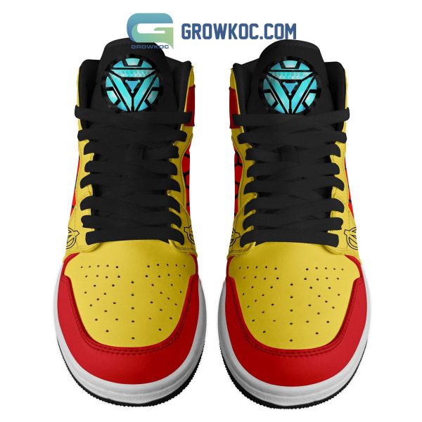 Iron Man Marvel Tony Stark Fan Air Jordan 1 Shoes