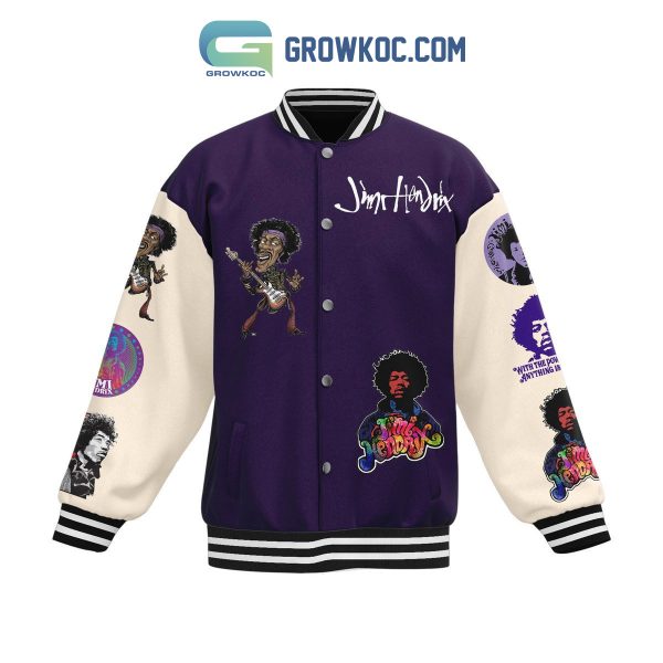 Jimi Hendrix Purple Haze Baseball Jacket