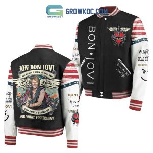 Jon Bon Jovi Music Love Baseball Jacket