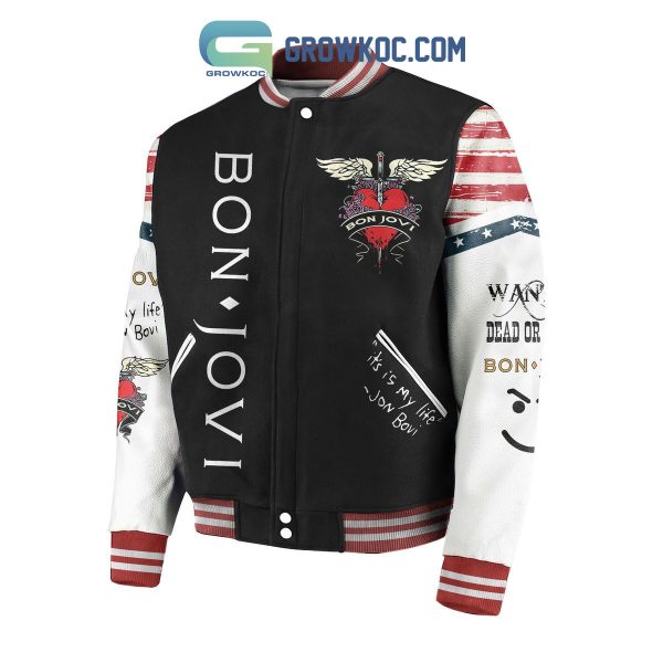 Jon Bon Jovi Music Love Baseball Jacket