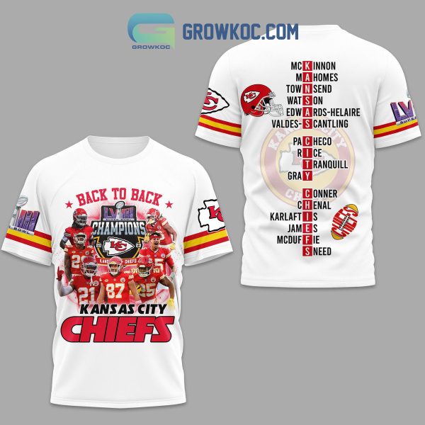 Kansas City Chiefs Back To Back Champions Super Bowl Hoodie T Shirt